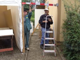Aufbau Seefest 2008